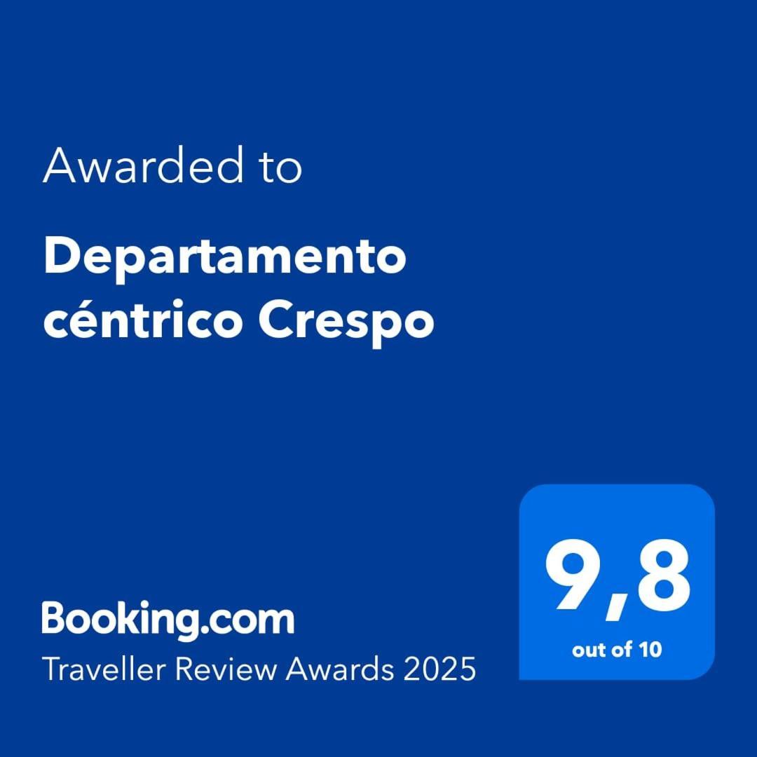 Departamento Centrico Crespo Apartment